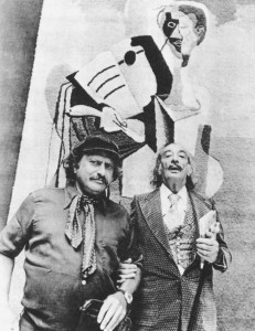 Yaacov Agam and Salvador Dali Photo courtesy of "Agam: Beyond the Visible" by Sayako Aragaki