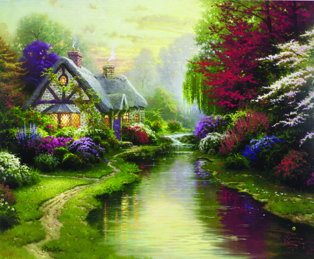 Thomas Kinkade canvas