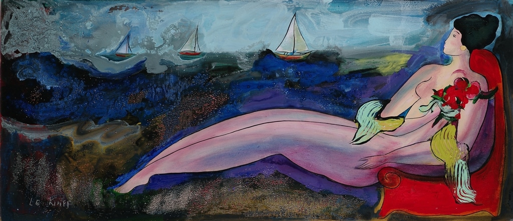 "Caravanserail de Jade," Linda Le Kinff, female form, figurative art